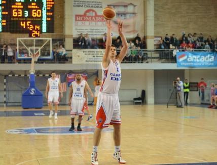 Un nou joc acasă pentru baschetbalişti: CSM Oradea - Energia Rovinari, vineri, la Arena Antonio Alexe